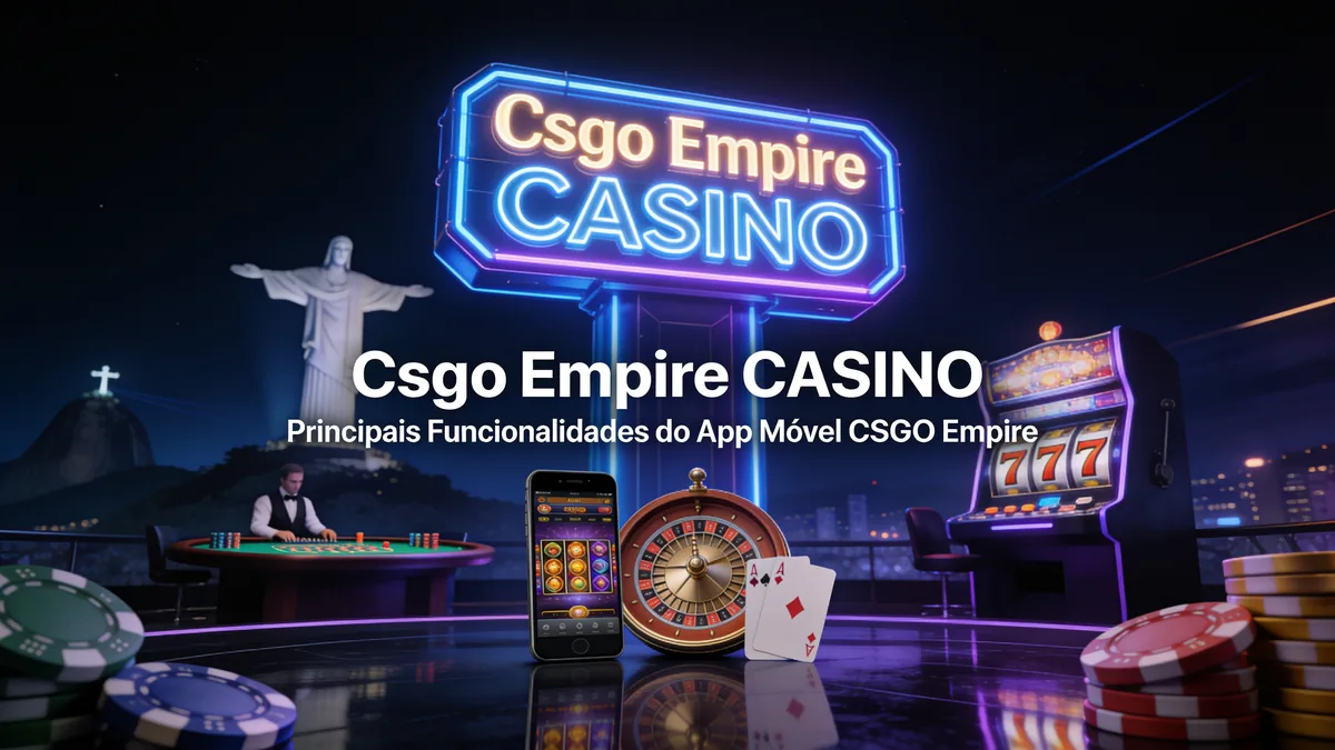 Principais Funcionalidades do App Móvel CSGO Empire — csgo empire no Brasil